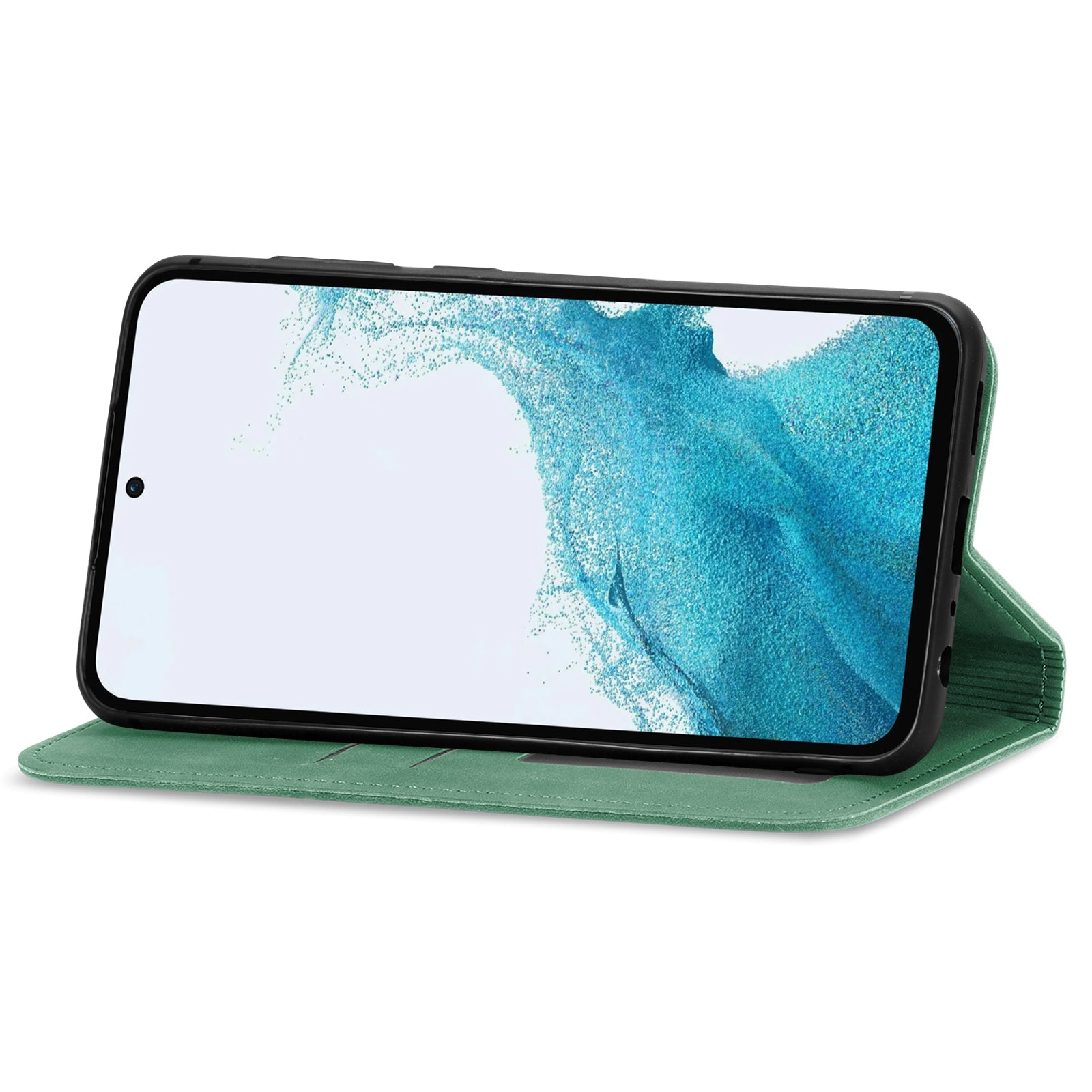For Samsung Galaxy A35 5G Case Skin Touch Feeling Magnetic Closing Stand Cell Phone Cover For Samsung Galaxy A35 5G Case Skin Touch Feeling Magnetic Closing Stand Cell Phone Cover